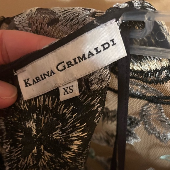 LAST CHANCE | Karina Grimaldi Revolve Leonor Embroidered Lace Mini Dress - Picture 4 of 9